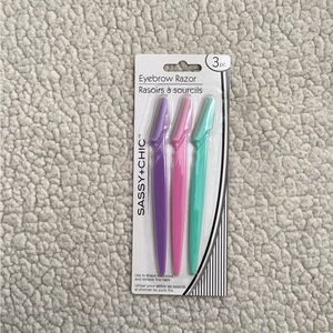 Sassy + Chic 3 piece Eyebrow Razor